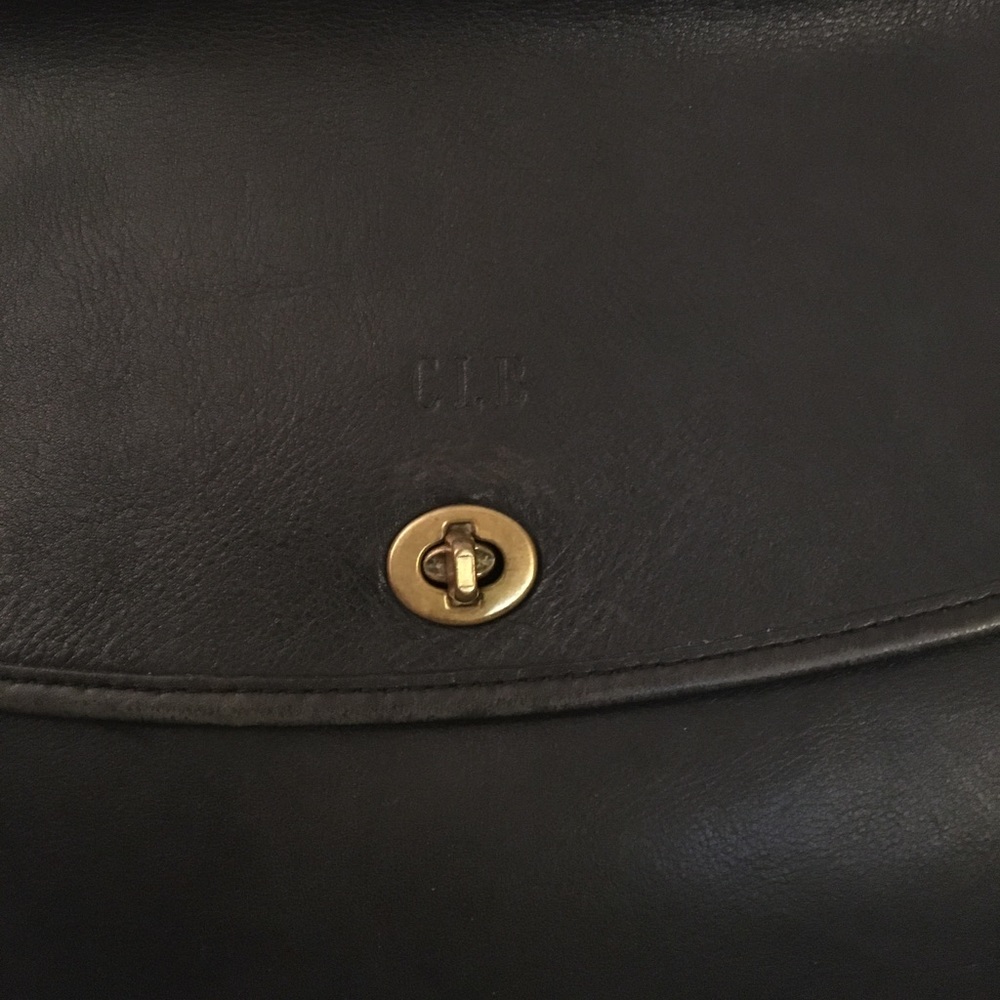 Coach leather briefcase, authentic, monogrammed - Picture 3 of 7